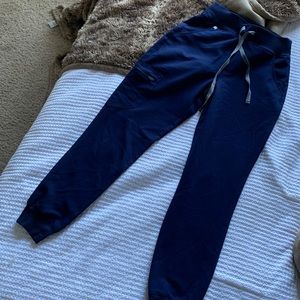 XS Navy blue figs joggers